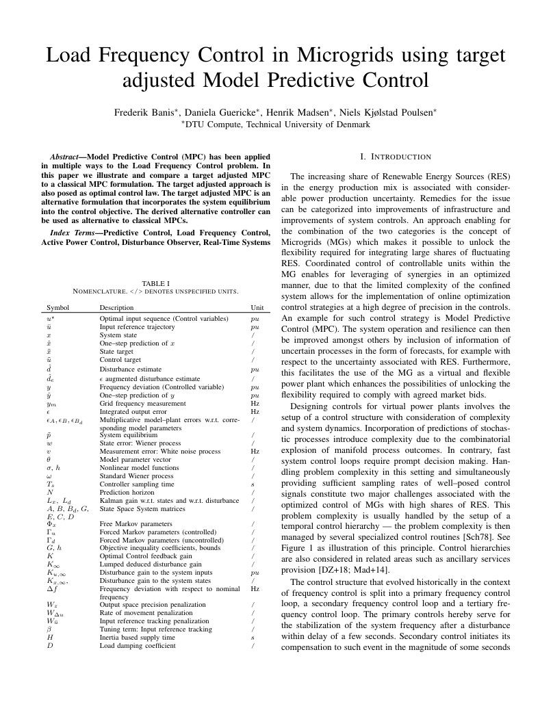 Novel MPC Controller