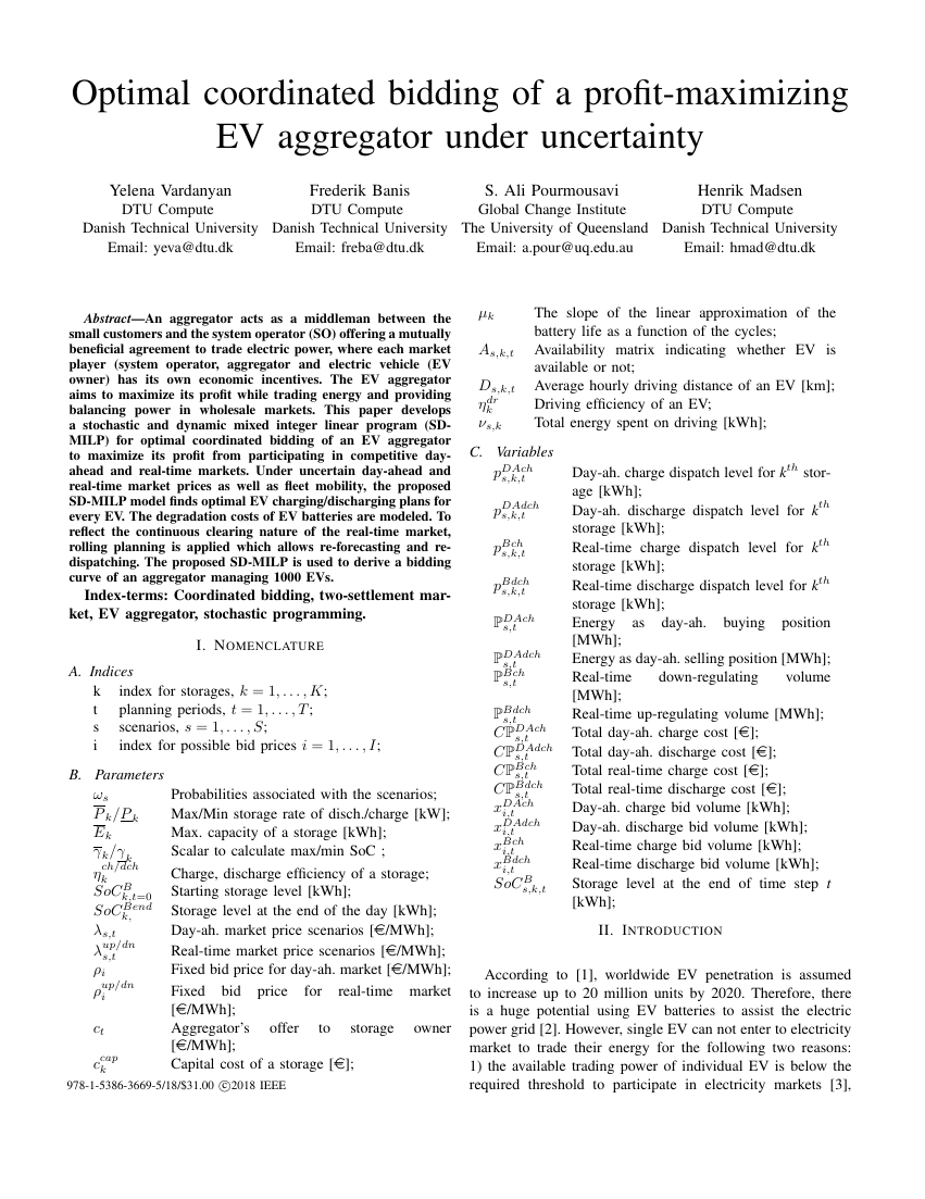 Optimal Coordinated Bidding